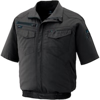 アイトス アイトス 空調服用半袖ブルゾン(空調服TM) チャコール 5L AZ29980145L 1着