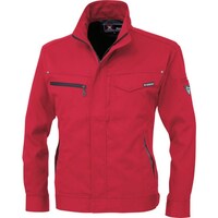 ジーベック XEBEC 長袖ブルゾン163471S レッド