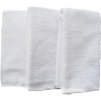 喜多 喜多 マイクロファイバー ロングタオル3枚組 No9960 ホワイト 約100×34cm