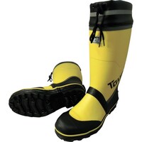 喜多 喜多 糸入り安全ゴム長靴(カバー付) KR7270 イエロー XL(27.5ー28.0)
