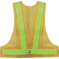 喜多 喜多 安全ベスト(5cm幅) No6040 イエロー×ライム フリー