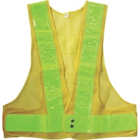 喜多 喜多 安全ベスト(7cm幅) No6000 イエロー×ライム フリー