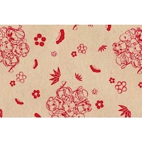 大黒工業 大黒 包装紙 未晒コットン KH4012 七福神 902936 1組(100枚)