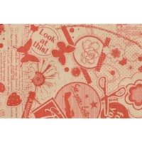 大黒工業 大黒 包装紙 未晒コットン KH4005 コラージュ 902929 1組(100枚)