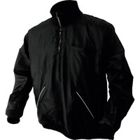 喜多 喜多 ジップアップ セミキルトヤッケ No3130 ブラック M