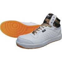 喜多 喜多 ハイカットセーフティスニーカー MG5670 ホワイト 25.5