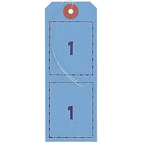 オープン工業 OP 連番荷札 青 1ー100 BF106BU 1袋(100枚)