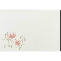 大黒工業 大黒 テーブルマット四季花柄 #778 ゆり 220778 1組(100枚)