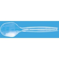 大黒工業 大黒 丸スプーン#100 (透明)バラ100本袋入