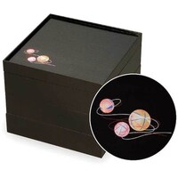 大黒工業 大黒 VBOX 6.5寸 手鞠 黒(金ボール付)三段 31345 1個