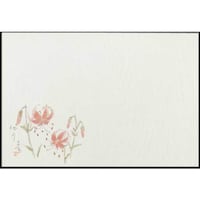 大黒工業 大黒 テーブルマット四季花柄 #758 ゆり 220758 1組(100枚)