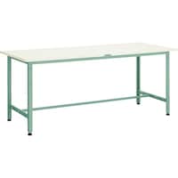 トラスコ中山 TRUSCO 軽荷重作業台(300kg)AE型 1500X900XH740 基本タイプ グリーン色 AE1509 1台