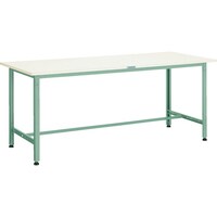 トラスコ中山 TRUSCO 軽荷重作業台(300kg)AE型 1500X600XH740 基本タイプ グリーン色 AE1560 1台