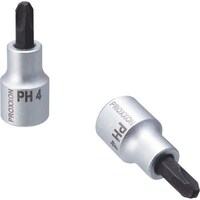 キソパワーツール PROXXON ドライバービットソケット1/2” +No.4