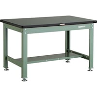 トラスコ中山 TRUSCO 中荷重作業台(2000kg)DW型 900X750XH740 基本タイプ グリーン色 RDW900 1台