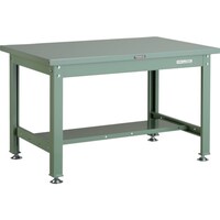 トラスコ中山 TRUSCO 中荷重作業台(2000kg)DW型 900X750XH740 基本タイプ グリーン色 SDW900 1台