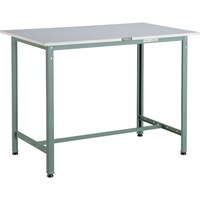 トラスコ中山 TRUSCO 軽荷重立作業台(300kg)HAE型 1200X900XH900 基本タイプ グリーン色 HRAE1209 1台