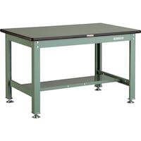 トラスコ中山 TRUSCO 中荷重作業台(1200kg)HW型 900X750XH740 基本タイプ グリーン色 緑 RHW0975 1台