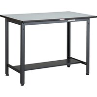トラスコ中山 TRUSCO 中荷重立作業台(500kg)HAEW型 1200X600XH885 基本タイプ ダークグレー色 HAEWR1260 1台