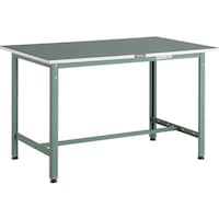 トラスコ中山 TRUSCO 軽荷重作業台(300kg)AE型 900X450XH742 ビニールマット張り グリーン色 AE0945E2 1台