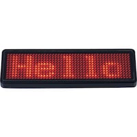 グリーンクロス グリーンクロス LEDネームバッジ 赤 6300004751 1個