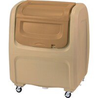 山崎産業 コンドル ダストボックスDX #500 キャスタータイプ ベージュ DX5BE 1台