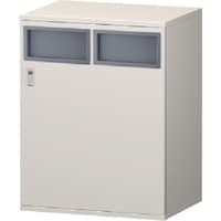 山崎産業 コンドル リサイクルシステムボックス(ユニット式)2分別(別注対応) YW290LID 1台