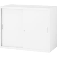 トラスコ中山 TRUSCO ユニット型壁面書庫 D400 スチール引違い H720 W色 UFSRW7 1台