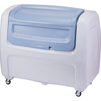 山崎産業 コンドル ダストボックスDX #800 キャスタータイプ グレー DX8H 1台