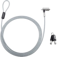 サンワサプライ SANWA nanoスロット対応セキュリティワイヤー・シリンダ錠 SLE38S 1個