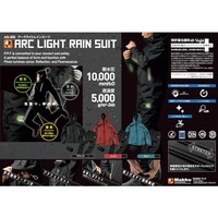 マック Makku アークライトレインスーツ ブルー S