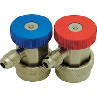 ワールドツール アストロプロダクツ 2PC R134A用クイックカプラーセット バルブタイプ