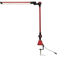 日機 NIKKI クランプ固定式LED面発光型ライト 14W AC100V 本体色(赤)