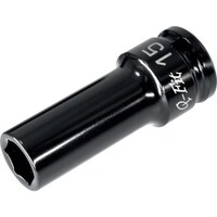 ワールドツール アストロプロダクツ AP QFit 1/2DR インパクトディープソケット 15mm 2002000033987 1個