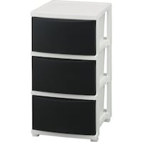 アイリスオーヤマ IRIS 284267 スリムチェスト CLNー323 ブラック/ホワイト CLN323KW 1台