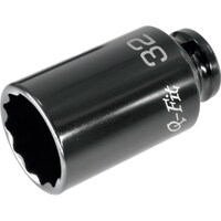 ワールドツール アストロプロダクツ AP QFit 1/2DR インパクトディープソケット 12PT 32mm 2002000034113 1個