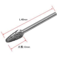 ワールドツール アストロプロダクツ 超硬バー φ3MMシャンク ツクシ型