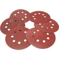 ワールドツール アストロプロダクツ Φ125MM サンディングペーパー8穴タイプ 6枚セット