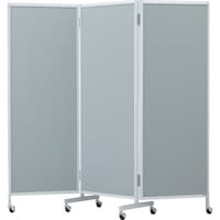 トラスコ中山 TRUSCO 三つ折りパーテーション H1720 グレー TMPAC1720GY 1台