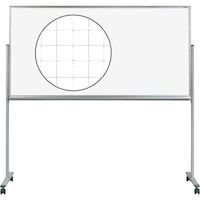 馬印 馬印 片面脚付ホーローホワイト暗線入ボード MH36TXN 1台