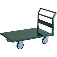 トラスコ中山 TRUSCO 鋼鉄製運搬車 ハンドル側自在車輪 1200X750 Φ200プレス車 SH1C 1台