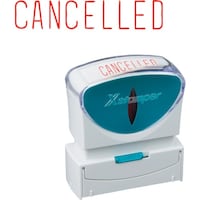 シヤチハタ シヤチハタ スタンプ ビジネス用 キャップレス B型 赤 CANCELLED X2B11192