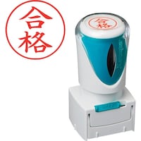 シヤチハタ シヤチハタ スタンプ ビジネス用 キャップレス E型 赤 合格 タテ X2E126V2