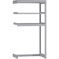 トラスコ中山 TRUSCO TUG200型軽中量棚 下段開放型 1540X624XH1800 3段 連結 TUG200SB65L3B 1台