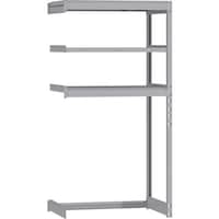 トラスコ中山 TRUSCO TUG200型軽中量棚 下段開放型 940X624XH1800 3段 連結 TUG200SB63L3B 1台