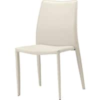 トラスコ中山 TRUSCO リサイクルレザーチェア ホワイト FLS9078W 1脚