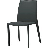 トラスコ中山 TRUSCO リサイクルレザーチェア ブラック FLS9078BK 1脚