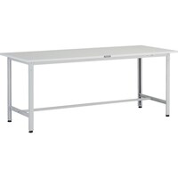 トラスコ中山 TRUSCO 軽荷重作業台VAE型抗ウィルスポリ天板 1800X750XH740 ホワイト色 VAE1800W 1台