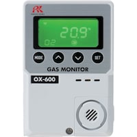 理研計器 理研 簡易定置型酸素濃度計 OX600(025vol%)一体型 AC100V仕様 OX600CAC100V 1台