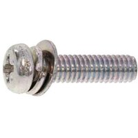 サンコー SUNCO 組込みねじ ピタック(+)ナベP=4(黄銅・ニッケル) M3×6(4000本入) 1001P0040030006005 1箱(4000本)